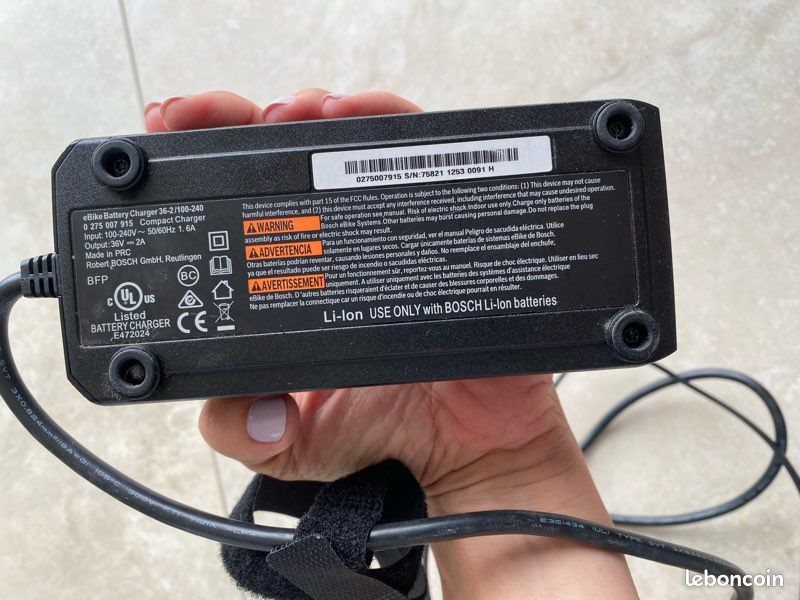 Chargeur vélo électrique Bosh (image 5)