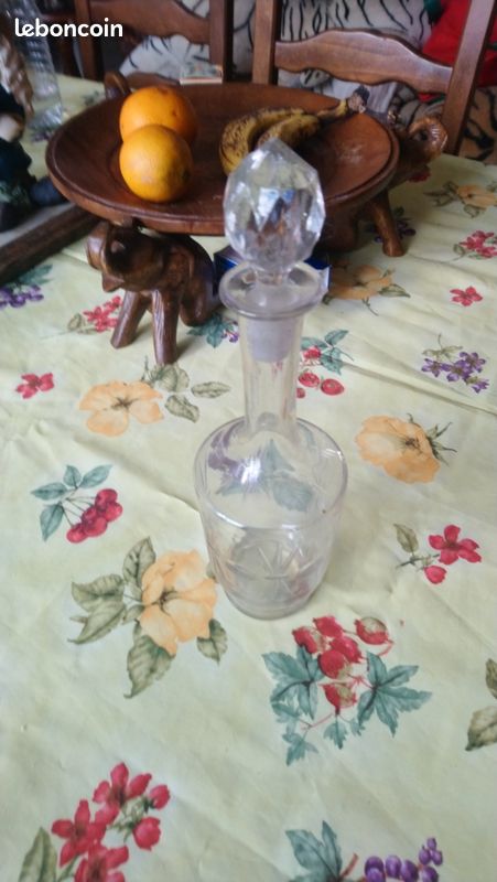 Ancienne carafe en cristal (image 1)