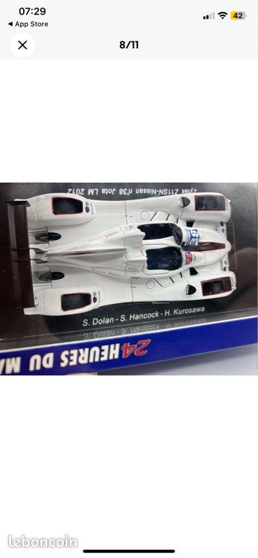 Miniature Zytek Z11SN Nissan LMP2 1/43 Spark 24 heures du Mans 2012 - Collection