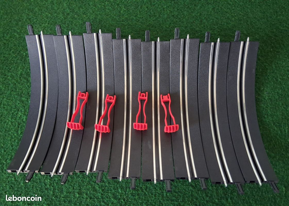 EXTENSION DE RAILS "QUADRUPLE LOOPING" circuit de voitures électrique