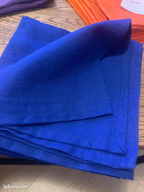 Lot serviettes de table en lin (image 2)