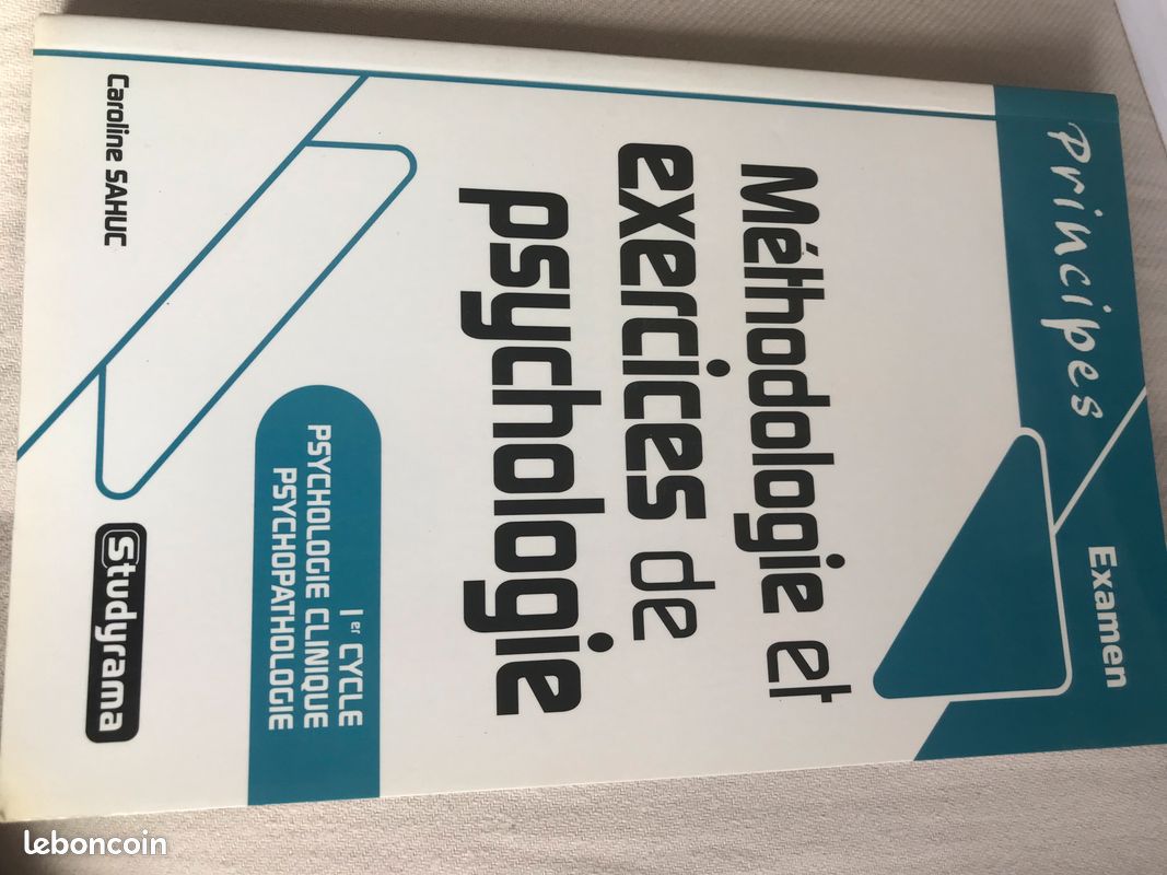 Manuel "Méthodologie et exercices de psychologie" (image 1)