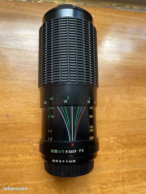Paire D'objectifs Zoom Macro 80-200 Mm – Minolta & Vivitar 4,5 – Occasion