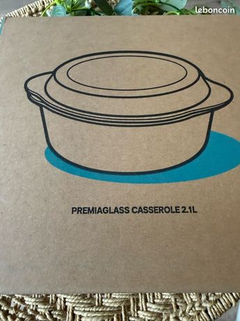 Cocotte plat du four premia glass verre Tupperware NEUF 2.1litres - Arts de la table Cocotte plat du four premia glass verre Tupperware NEUF 2.1litres - Arts de la table