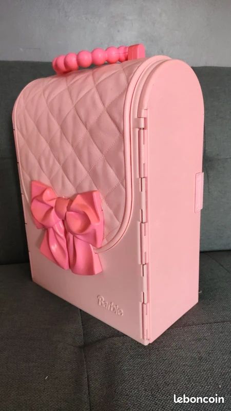 Maison De Poupée Barbie Pliable 1998 - Chambre + Salle De Bain, Accessoires, édition Collector
