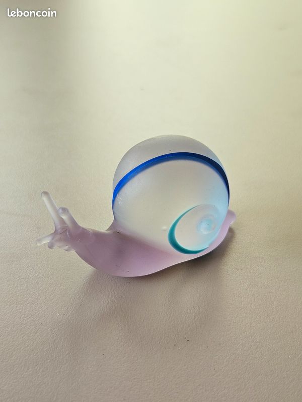 Figurine d'escargot en verre (image 2)