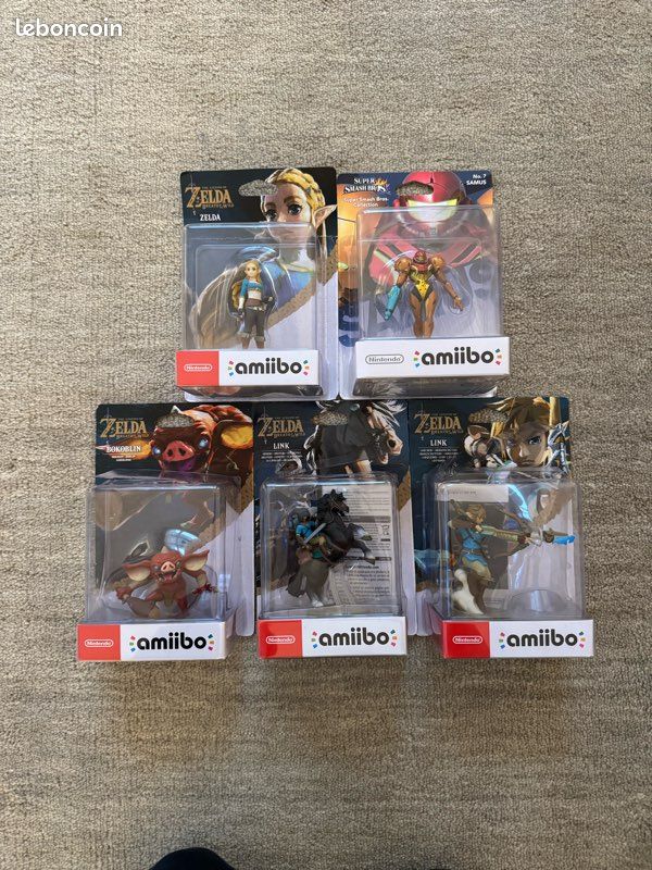 Lot Amiibo Zelda + Metroid (image 1)