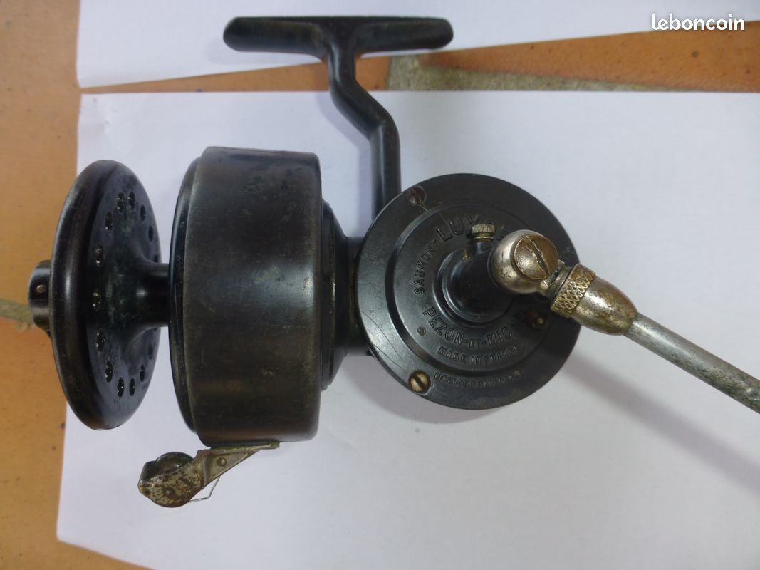 Moulinet ancien Luxor dans son jus vintage peche