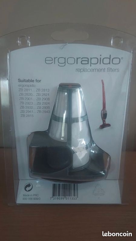 Filtre aspirateur Electrolux ergorapido EF141 (image 2)