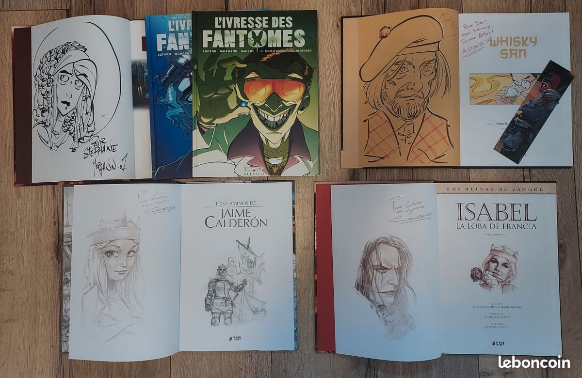 Prix indiqués, lot diverses BD (EO, intégrales, séries, dédicaces etc...) (image 2)