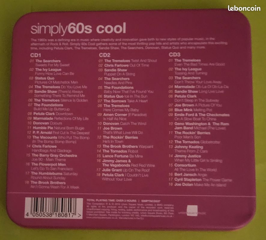 Cd coffret compil. Simply 60's cool (image 2)