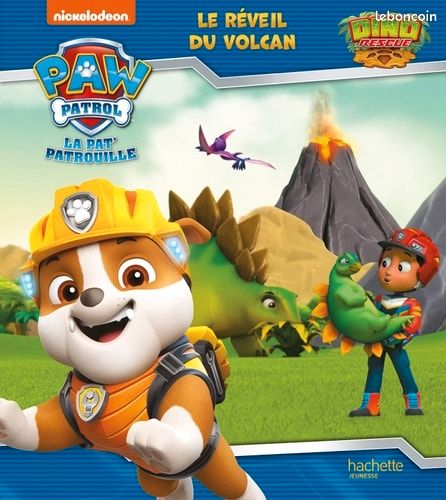 Livre Nickelodeon Hachette Jeunesse Paw Patrol La Pat Patrouille Le réveil du volcan (image 1)