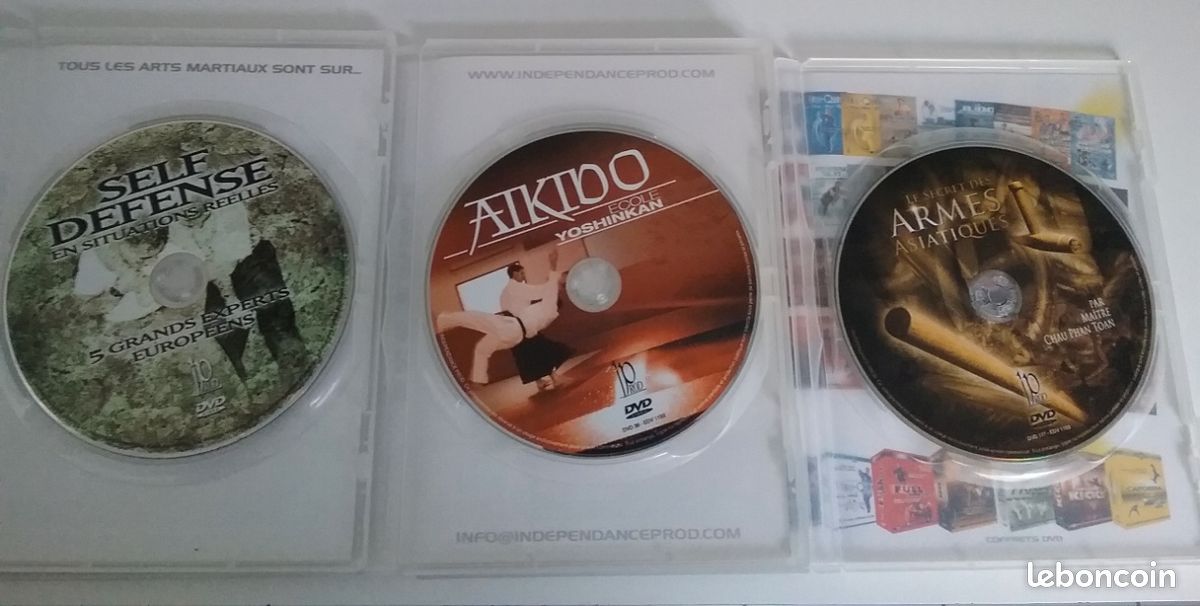 Lot de 3 DVD défense ou au détail (image 2)
