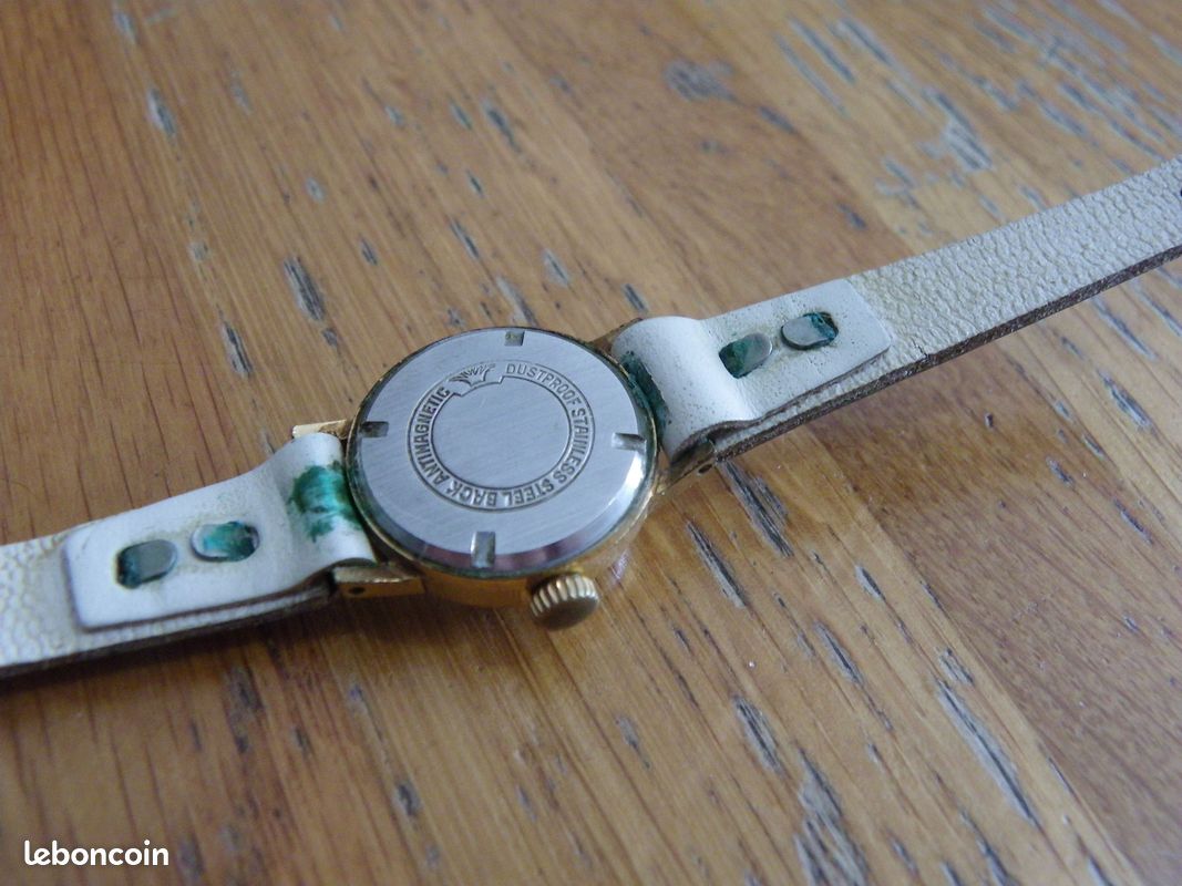 Montre Vintage Femme Stad - Mécanique à Remontage Manuel - Dorée - Fonctionne