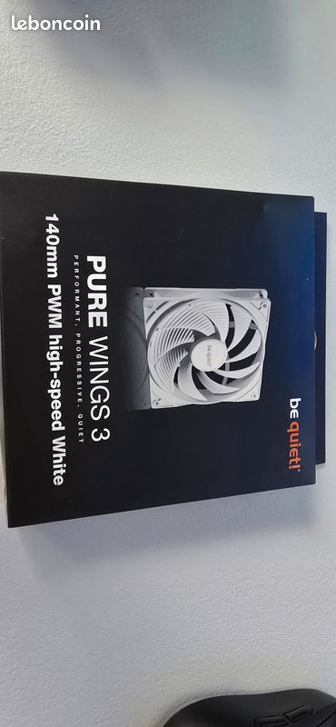be quiet! Pure Wings 3 140mm - Ventilateur boîtier be quiet! Pure Wings 3 140mm - Ventilateur boîtier