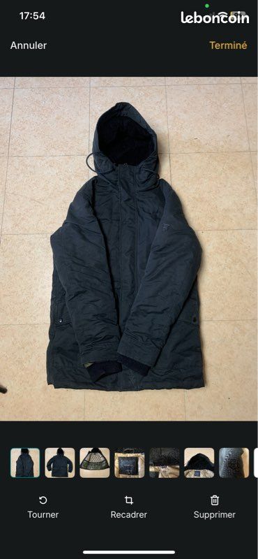 Veste noir (image 1)
