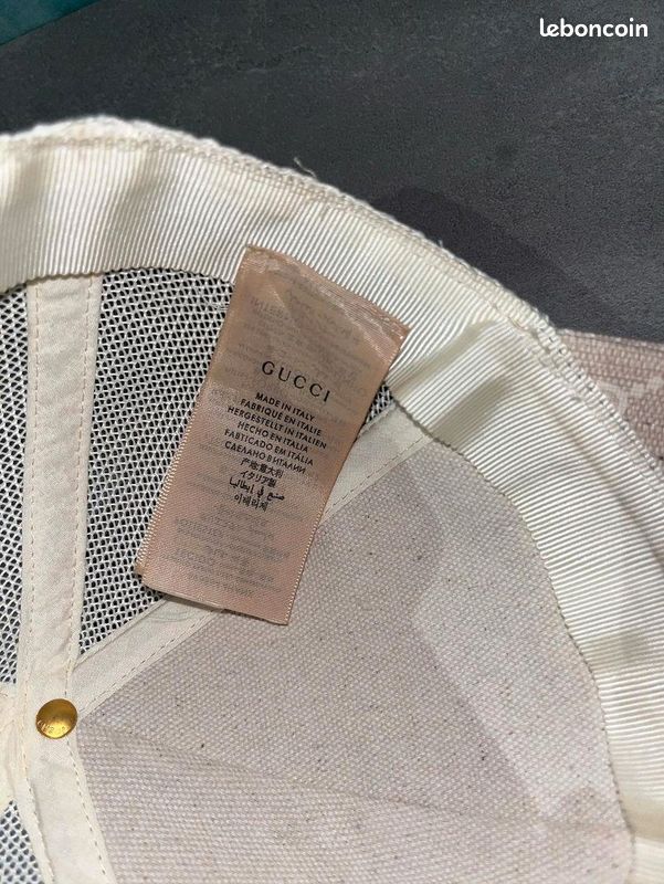Casquette gucci RR blanche (image 2)