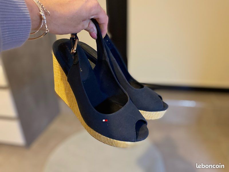 Wedge Chaussure CompensÃ©e Paillette Ideal Shoes Sandales CompensÃ