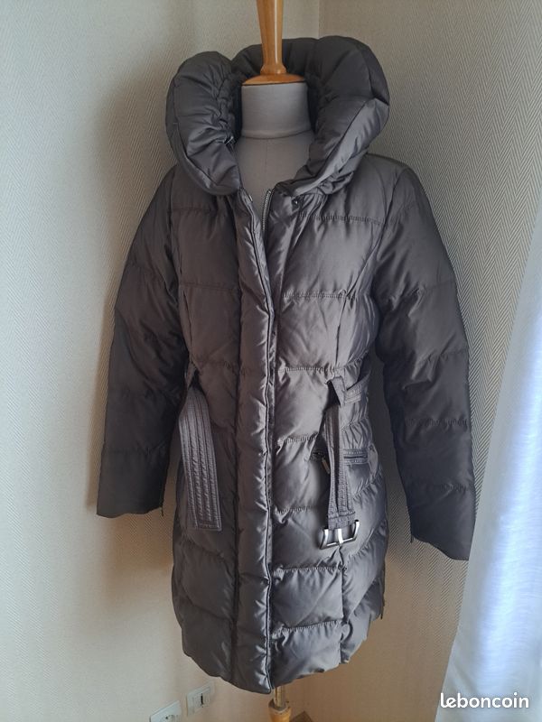 Manteau Doudoune Zara bronze/kaki duvet très chaud femme Taille M