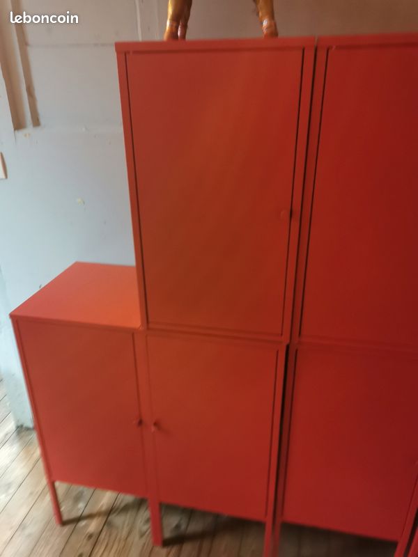 Armoire lixhult rouge (image 3)
