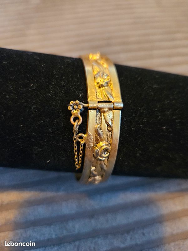Bracelet Fantaisie Strass Vintage - Années 1930 - Rare