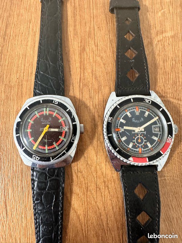 Lot De 2 Montres-bracelets Mécaniques Vintage Pour Femme - Fonctionnent - Ref13329J - Sans Marque