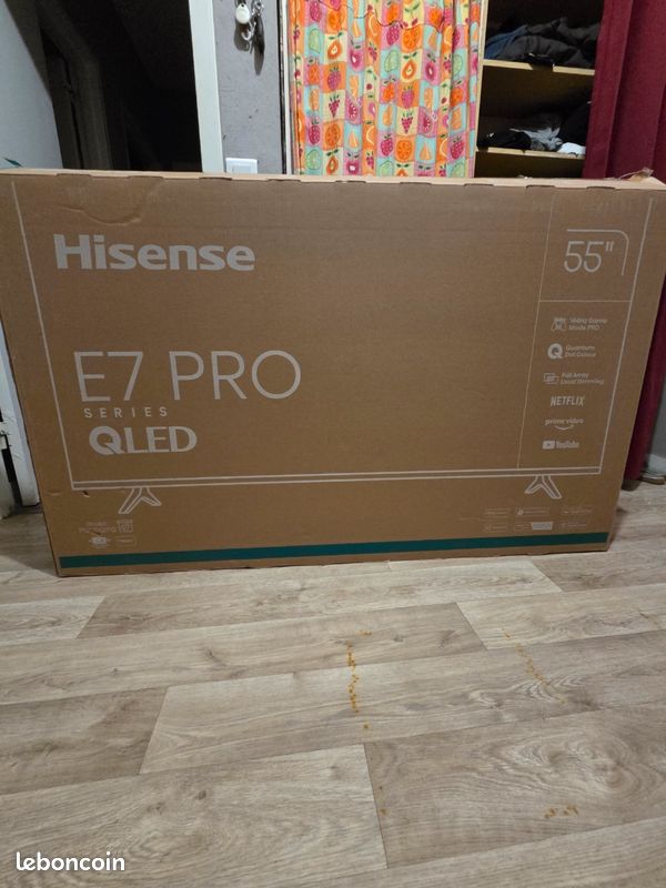 TV Hisense E7 PRO – 55" QLED 4K 144 Hz – Sous garantie 🔥 (image 7)