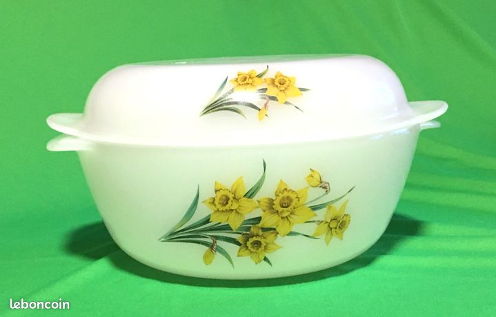 Cocotte Ronde En Verre ARCOPAL - Neuf Avec Défaut Mineur - Plat à Four