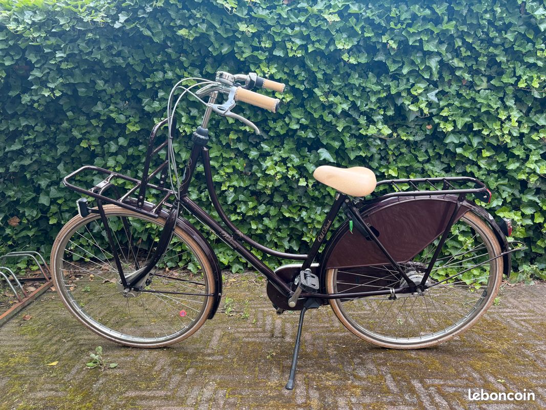 Vintage Velo Old Dutch Batavus Old Dutch Rouge Bordeaux Vélo