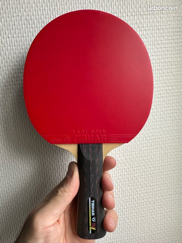 Revêtement De Ping-Pong Tibhar Vari Spin - Pour Jeu Offensif Et Défensif, Épaisseurs 1.2/1.5/1.8/2.0mm