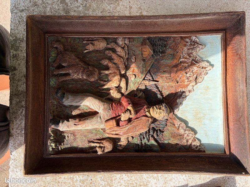 Lot de plusieurs tableaux en bois (image 1)