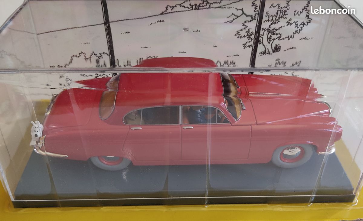 Voiture Tintin 1/24 - Jaguar Des Ravisseurs - Neuve Sous Blister Avec Livret
