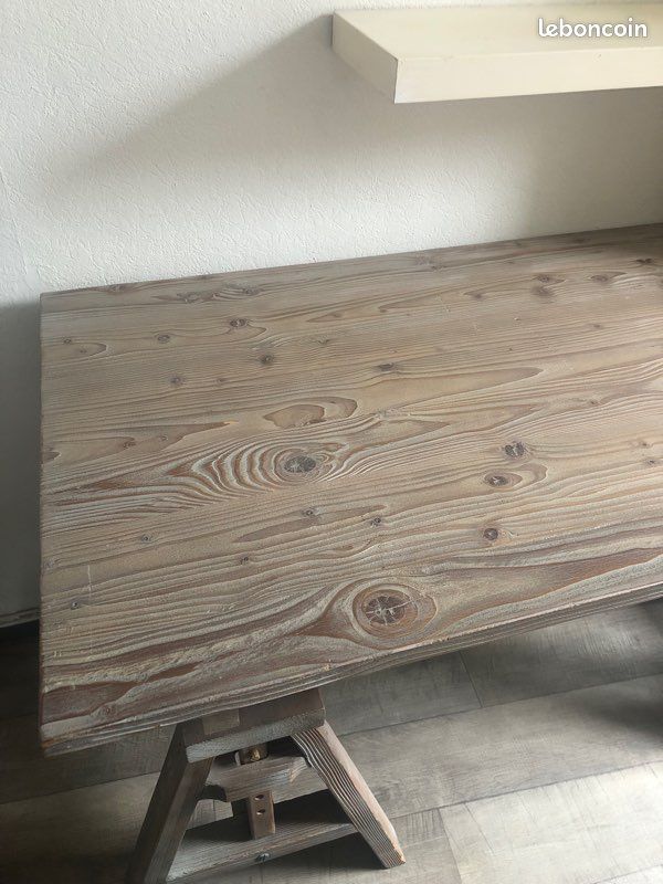 Bureau bois grisé AMPM (image 3)