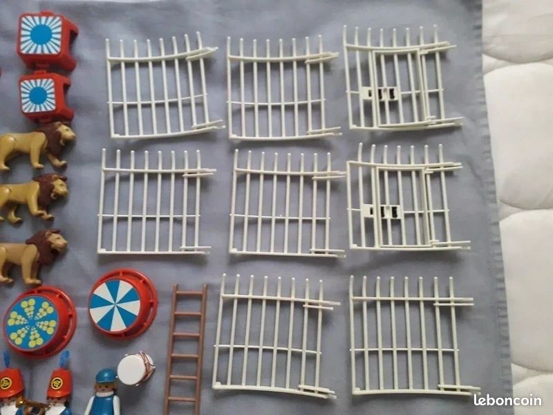 Playmobil cirque rouge vintage avec boite (image 10)