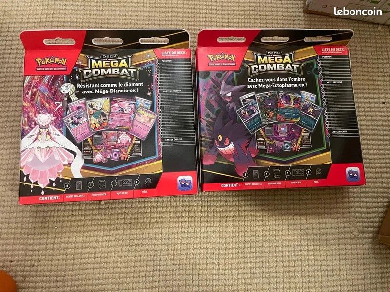 Lot 2 decks Pokémon Ectoplasma et Diancie FR scellés (image 2)