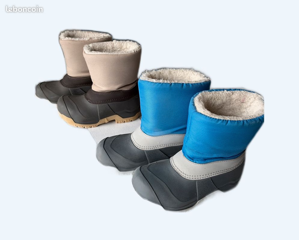 Bottes de neige enfant pointure 30/31 (image 1)