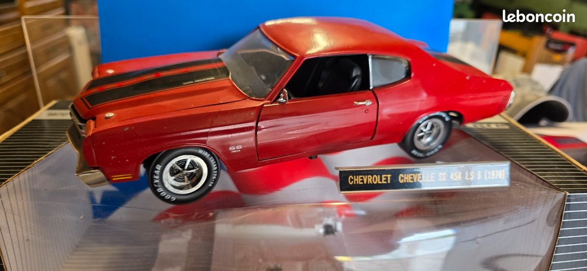 Chevrolet Chevelle SS 454 LS6 1970 Jaune - Ertl American Muscle - Échelle 1/18 - Occasion Sans Boîte