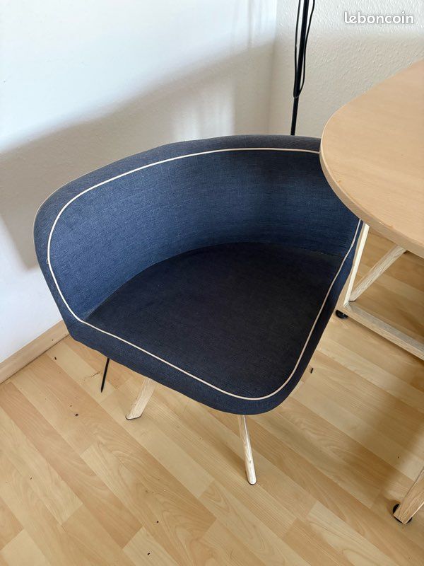 Ensemble salon / salle à manger (Meuble TV, table basse, table ronde + chaises) (image 5)