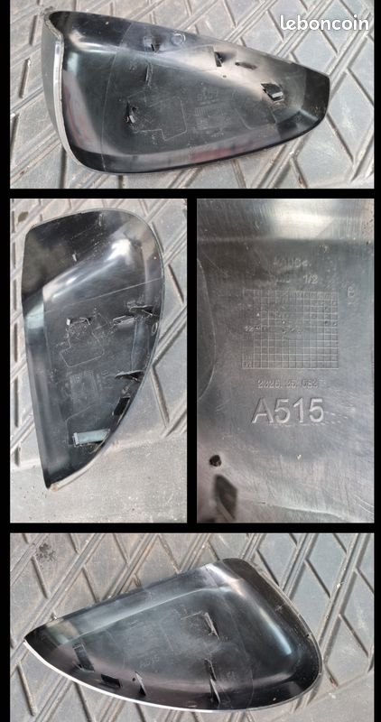 Repiauto Coque De Rétroviseur Droite Noire Compatible Citroën C3 2 2009-2016 - Réf OEM 8152J3