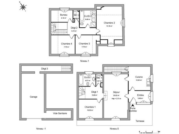 Maison a louer  - 5 pièce(s) - 112 m2 - Surfyn