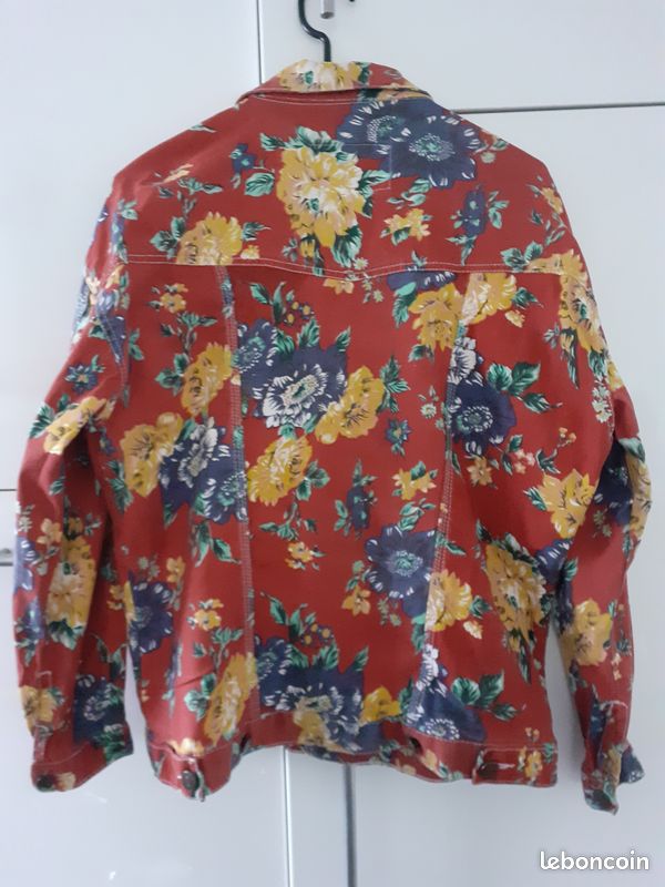Blouson fleuri vintage (image 2)