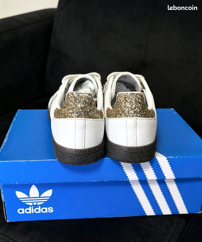 Chaussures Adidas SAMBA Silver (image 4)