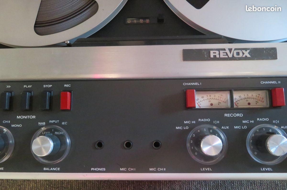 Magnétophone à Bandes Revox A77 - Révisé Par Pro - Avec Câble Secteur