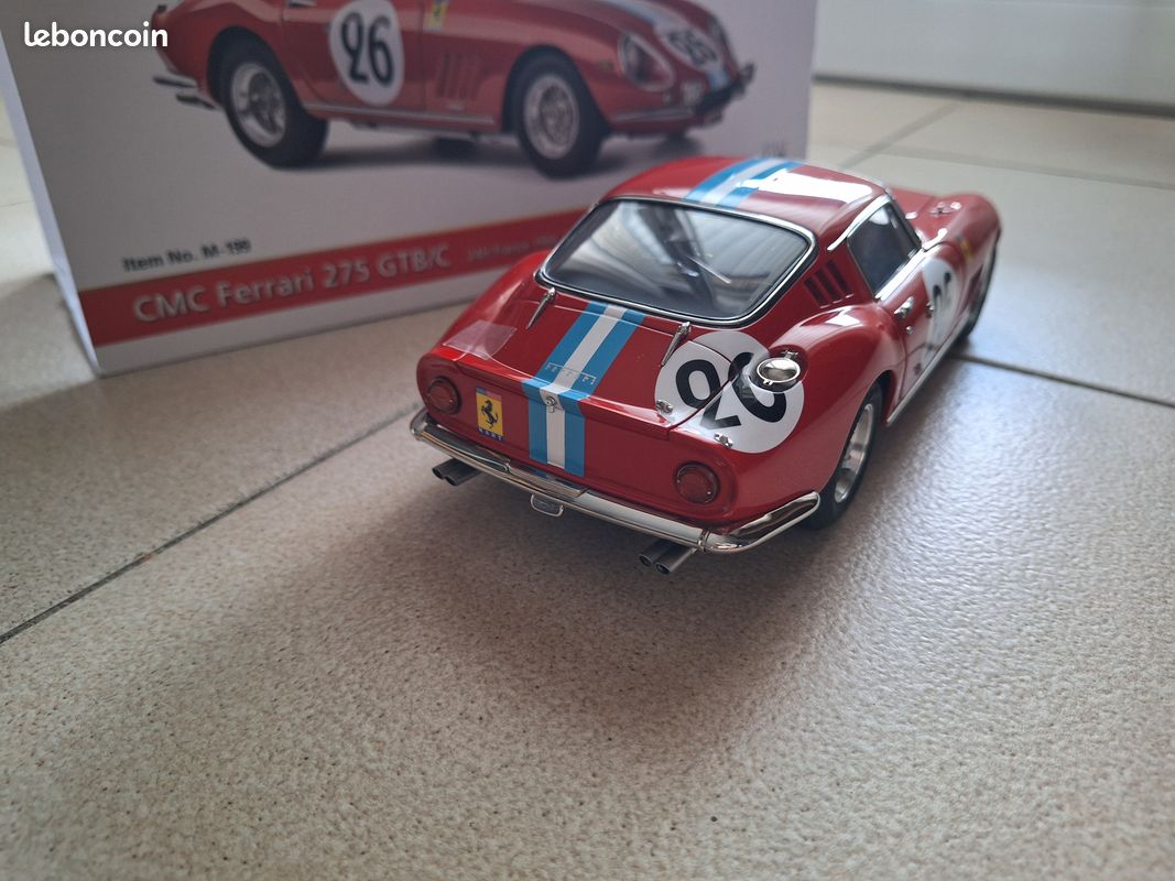 Diecast model cars Ferrari 275 1966 1/43 Best 1966 GTB/4 coupe le mans noblet du