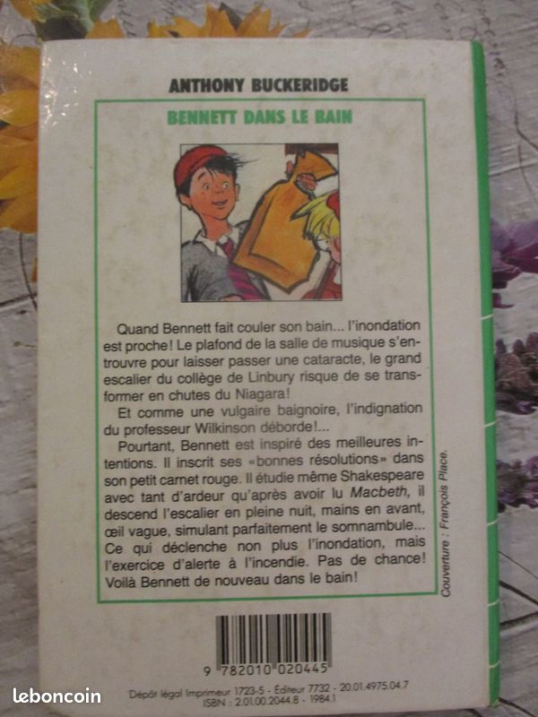 Livre bennett dans le bain, bibliothèque verte, anthony buckeridge (image 2)