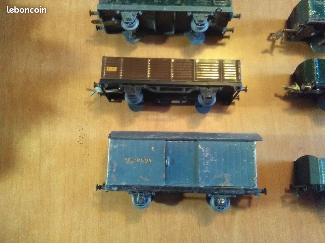 L.R. LOUIS ROUSSY ÉCHELLE 0 / O WAGON TOMBEREAU A ESSIEUX