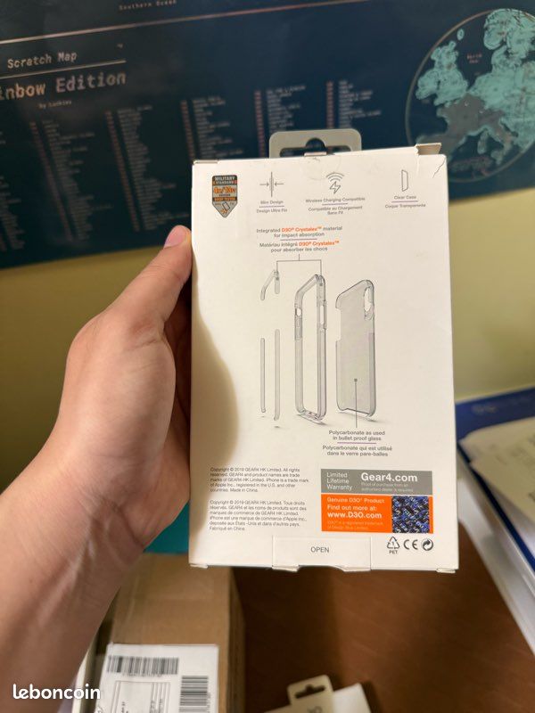 Coque de protection iphone X/ XS transparente neuf (image 2)