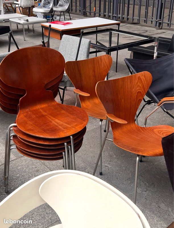 Chaise Fritz Hansen vintage (image 4)