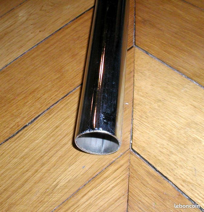 Barre chromée longueur 1,70m, diametre 4cm (image 2)