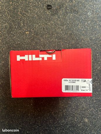 Poseuse De Boulons Hilti BX3-ME Avec Valise, 2 Batteries, Chargeur - Occasion, état Top, Garantie